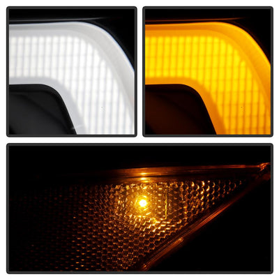 Sequential LED Turn Signal Black Projector Headlights <br>16-22 Toyota Tacoma