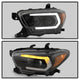 Sequential LED Turn Signal Black Projector Headlights <br>16-22 Toyota Tacoma