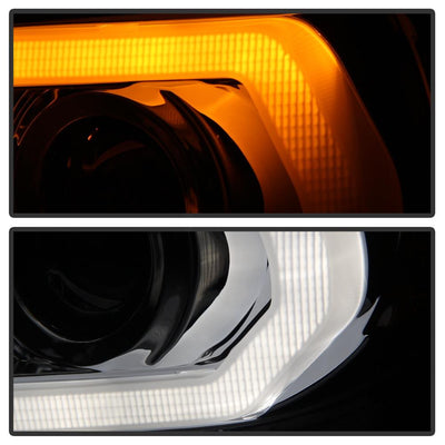 Sequential LED Turn Signal Chrome Projector Headlights <br>16-22 Toyota Tacoma