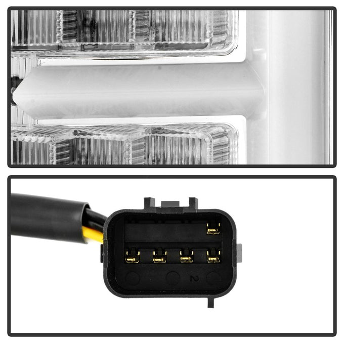 Version 2 Chrome LED Tail Lights <br>05-06 Jeep Grand Cherokee