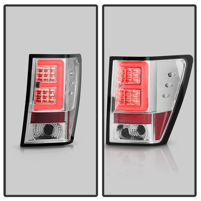 Version 2 Chrome LED Tail Lights <br>05-06 Jeep Grand Cherokee