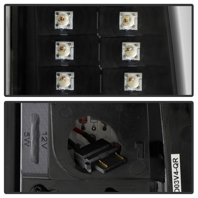 Black LED Tail Lights <br>03-06 Chevy Silverado 1500 2500 2500 HD