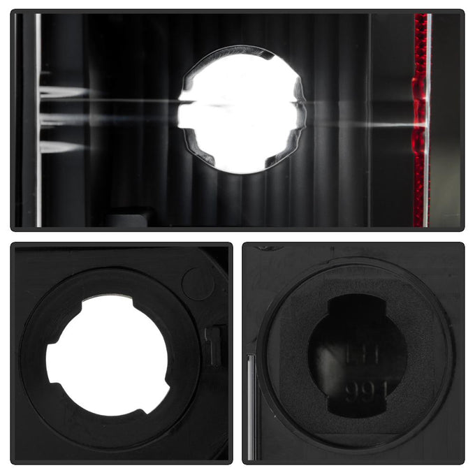 Black LED Tail Lights <br>03-06 Chevy Silverado 1500 2500 2500 HD