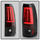 Black LED Tail Lights <br>03-06 Chevy Silverado 1500 2500 2500 HD
