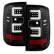 Black LED Tail Lights <br>14-18 Chevrolet Silverado 1500 15-19 2500 HD 3500 HD