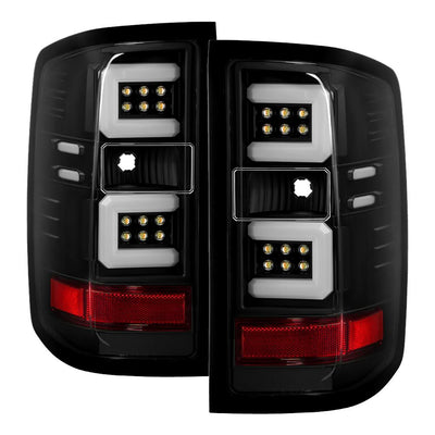 Black LED Tail Lights <br>16-18 Chevy Silverado 1500 16-19 2500 HD 3500 HD
