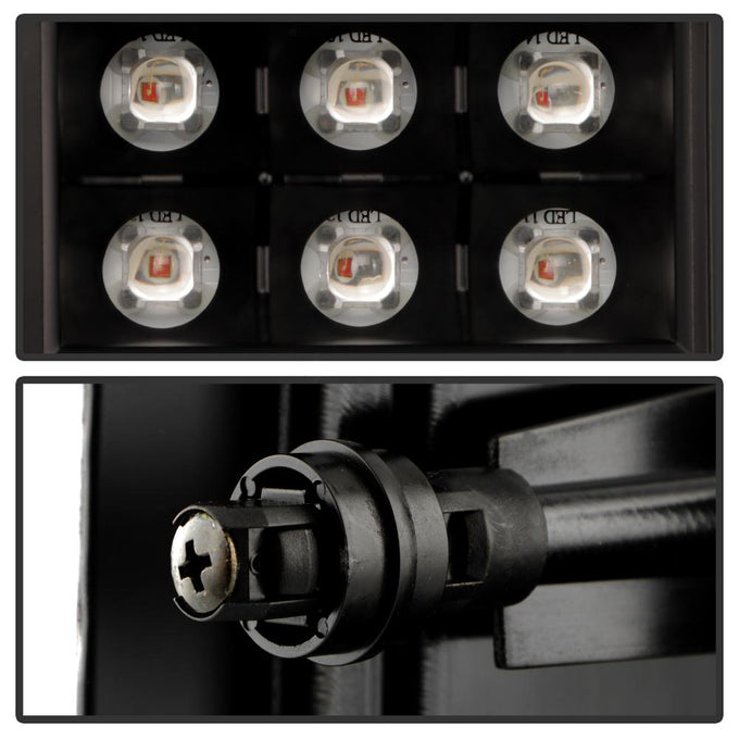 Black LED Tail Lights <br>16-18 Chevy Silverado 1500 16-19 2500 HD 3500 HD