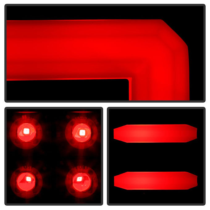 Black LED Tail Lights <br>16-18 Chevy Silverado 1500 16-19 2500 HD 3500 HD