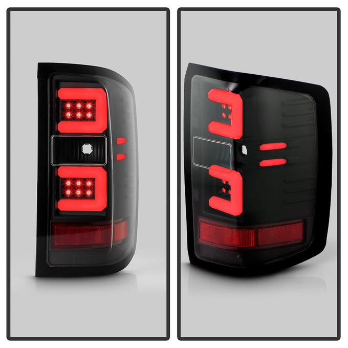 Black LED Tail Lights <br>16-18 Chevy Silverado 1500 16-19 2500 HD 3500 HD