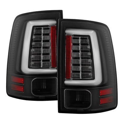 Black LED Tail Lights <br>09-18 Dodge Ram 1500 2500 3500
