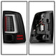 Black LED Tail Lights <br>09-18 Dodge Ram 1500 2500 3500