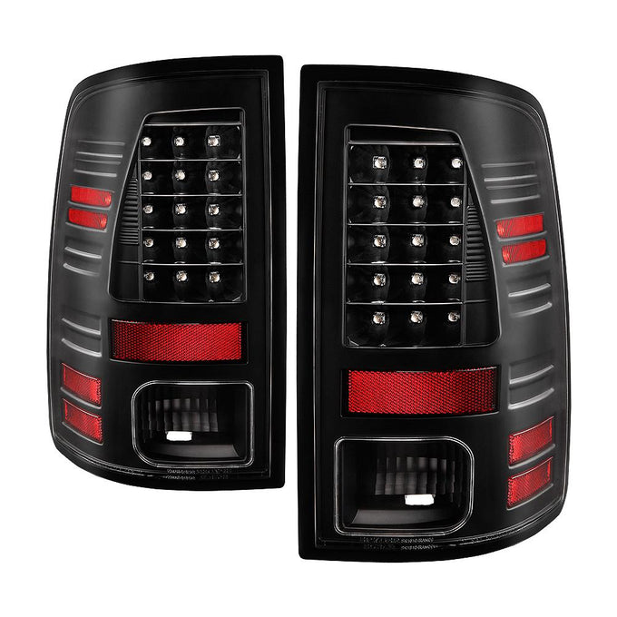 Black LED Tail Lights <br>13-18 Ram 2500 3500 1500