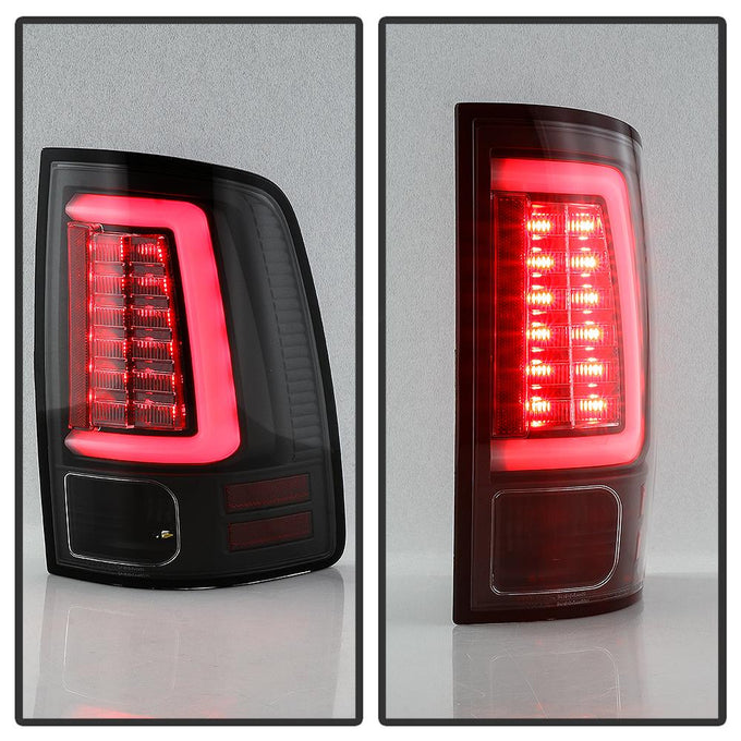 Black LED Tail Lights <br>13-18 Ram 2500 3500 1500