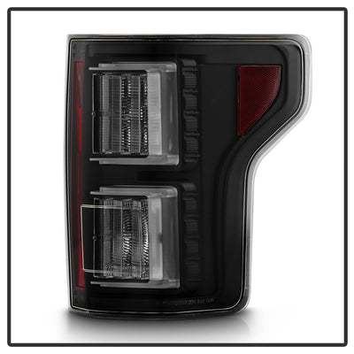 Black LED Tail Lights <br>15-17 Ford F-150