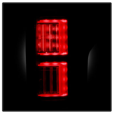 Black LED Tail Lights <br>15-17 Ford F-150