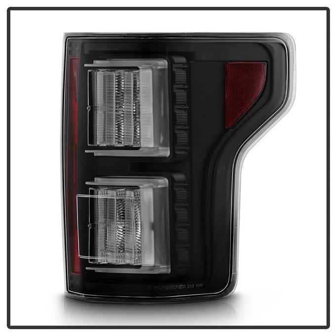Black LED Tail Lights <br>18-20 Ford F-150