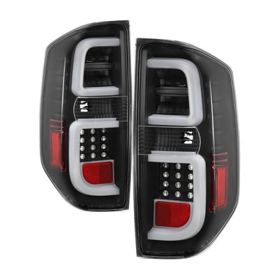 Black LED Tail Lights <br>14-19 Toyota Tundra
