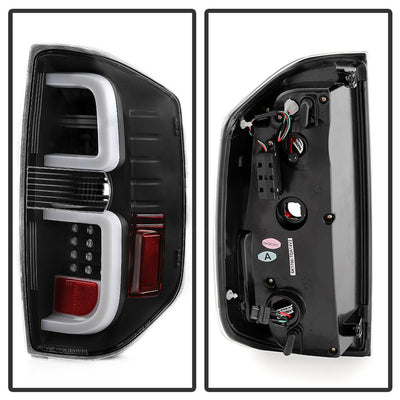 Black LED Tail Lights <br>14-19 Toyota Tundra