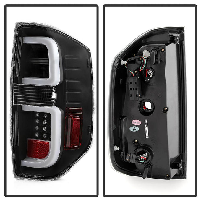 Black LED Tail Lights <br>14-19 Toyota Tundra