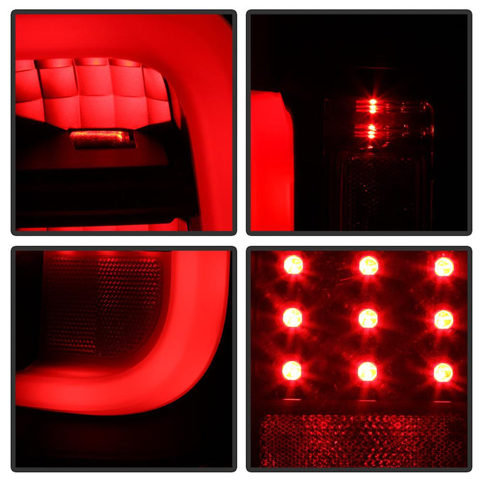 Black LED Tail Lights <br>14-19 Toyota Tundra