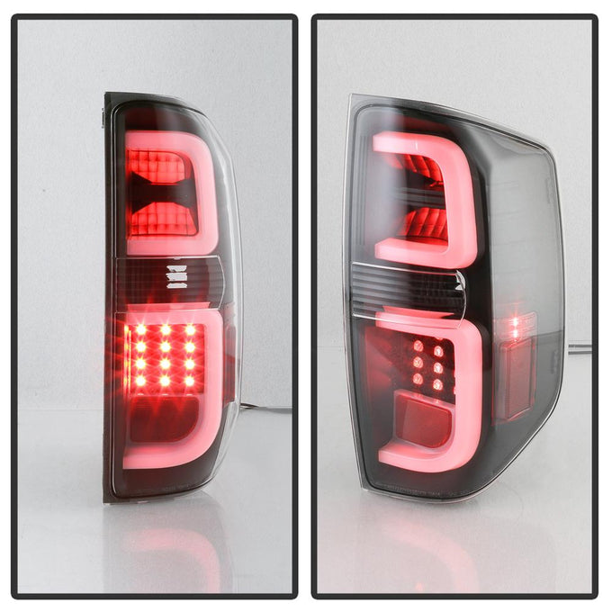 Black LED Tail Lights <br>14-19 Toyota Tundra