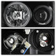 LED Halo Black Projector Headlights <br>08-10 Ford F-250 F-350 F-450 Super Duty