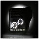 LED Halo Black Projector Headlights <br>11-16 Ford F-250 F-350 F-450 Super Duty