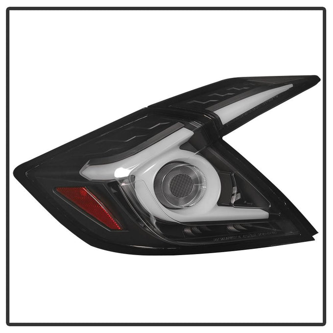 Black LED Tail Lights <br>16-19 Honda Civic