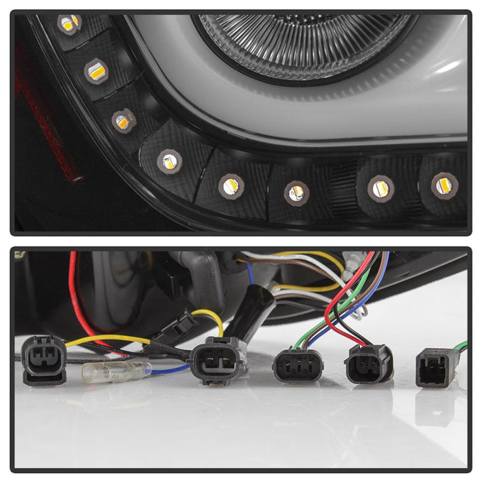 Black LED Tail Lights <br>16-19 Honda Civic