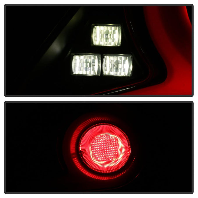 Black LED Tail Lights <br>16-19 Honda Civic