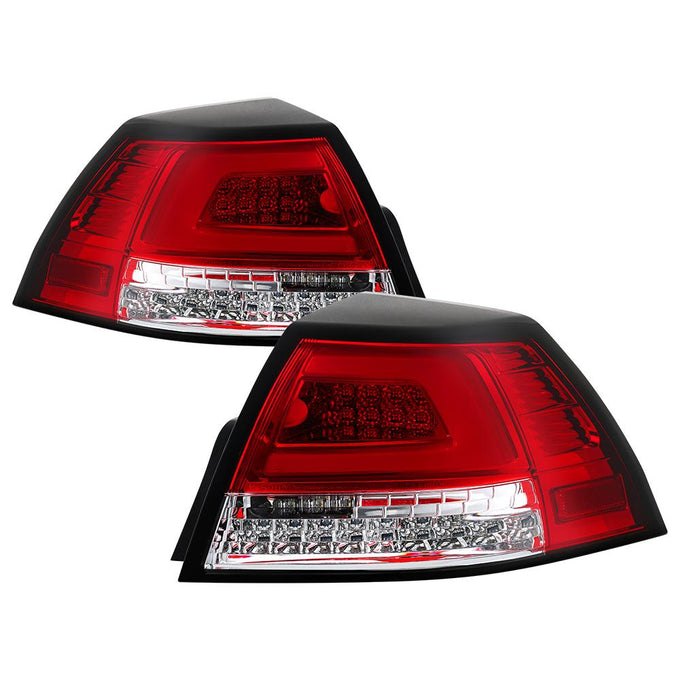 Version 2 Red Clear LED Tail Lights <br>08-09 Pontiac G8