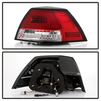 Version 2 Red Clear LED Tail Lights <br>08-09 Pontiac G8