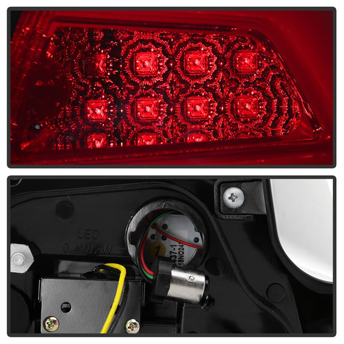 Version 2 Red Clear LED Tail Lights <br>08-09 Pontiac G8