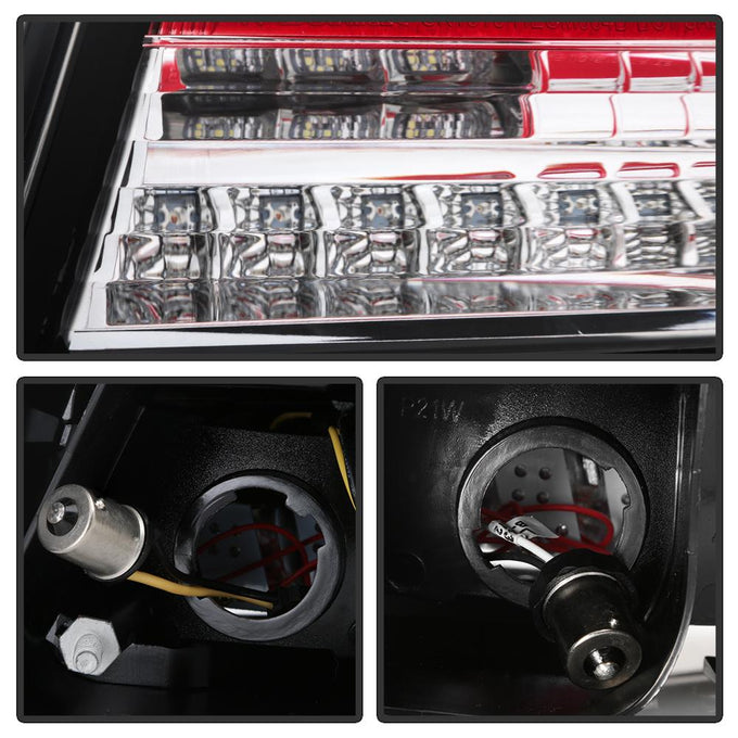 Version 2 Red Clear LED Tail Lights <br>08-09 Pontiac G8
