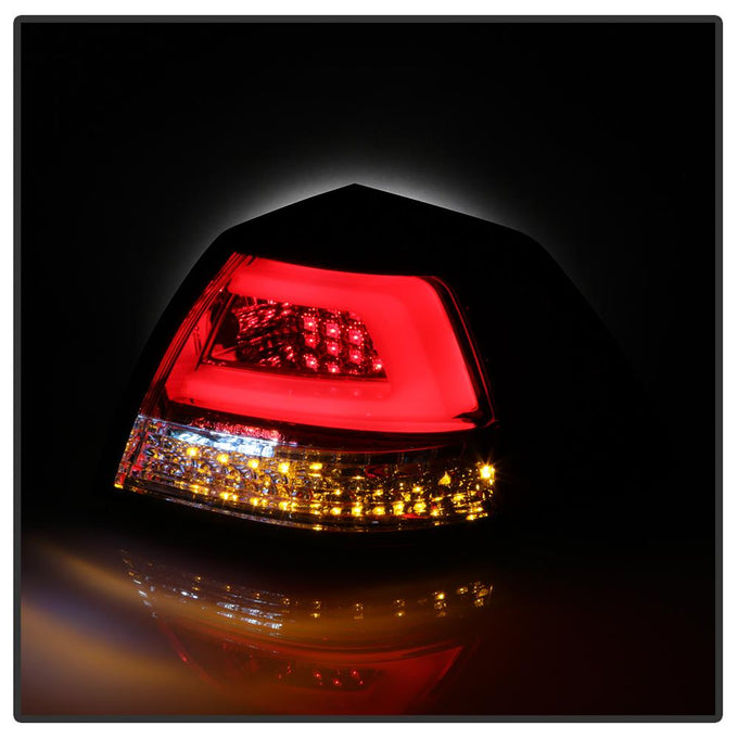 Version 2 Red Clear LED Tail Lights <br>08-09 Pontiac G8