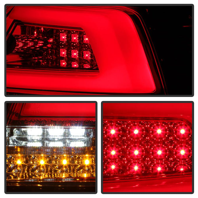 Version 2 Red Clear LED Tail Lights <br>08-09 Pontiac G8