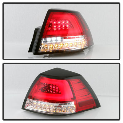 Version 2 Red Clear LED Tail Lights <br>08-09 Pontiac G8