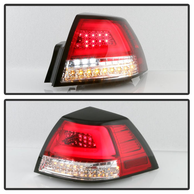 Version 2 Red Clear LED Tail Lights <br>08-09 Pontiac G8