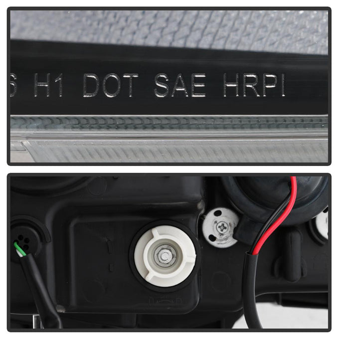 Black Projector Headlight W/ LED Sequential Turn Signal Lights <br>16-20 Honda Civic
