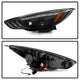 Sequential Turn Signal Light Bar Black Projector Headlights <br>15-18 Ford Focus
