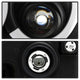 Black Light Bar Projector Headlights <br>05-07 Jeep Grand Cherokee