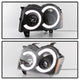 Black Light Bar Projector Headlights <br>05-07 Jeep Grand Cherokee