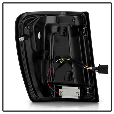Version 3 Black Light Bar LED Tail Lights <br>99-04 Jeep Grand Cherokee