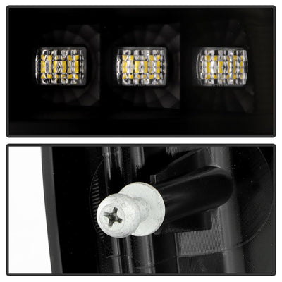 Version 3 Black Light Bar LED Tail Lights <br>99-04 Jeep Grand Cherokee