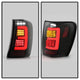 Version 3 Black Light Bar LED Tail Lights <br>99-04 Jeep Grand Cherokee