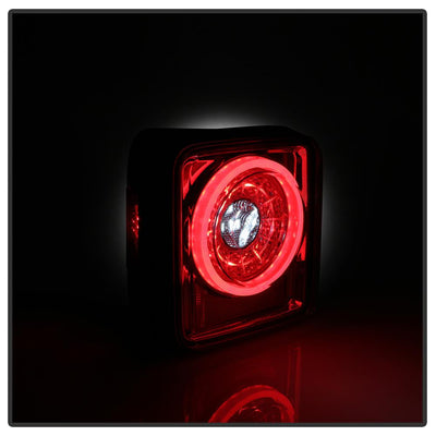 Chrome LED Tail Lights <br>19-20 Jeep Wrangler