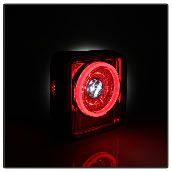 Chrome LED Tail Lights <br>19-20 Jeep Wrangler