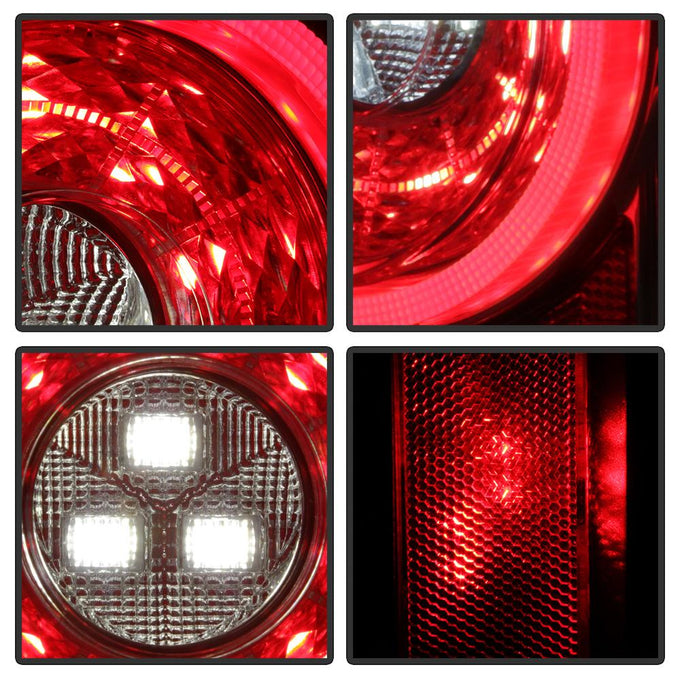 Chrome LED Tail Lights <br>19-20 Jeep Wrangler