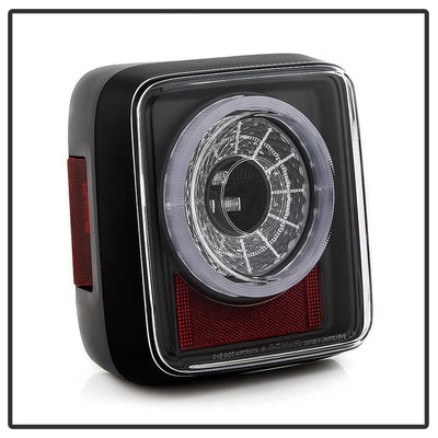 Black LED Tail Lights <br>19-20 Jeep Wrangler