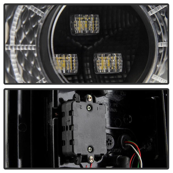 Black LED Tail Lights <br>19-20 Jeep Wrangler